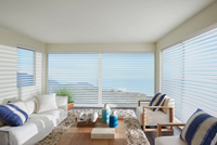 2025 nouveau Design lumière intelligente filtrant Polyester 3 couches fenêtre intérieure jour nuit Shangri-La aveugle Triple ombre tissus pour chambre