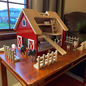 EN-71 FSC <span class=keywords><strong>bambini</strong></span> fatti a mano in legno <span class=keywords><strong>fattoria</strong></span> gioco set giocattolo animale fienile per <span class=keywords><strong>bambini</strong></span> educativo di smontaggio regalo giocattolo per ragazzo ragazza - Product Image 6