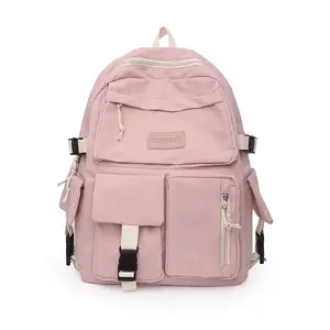 large capacity Lightweight minimalist school bag girl boy book bags high teenager student schoolbag travel backpacks
