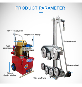 Scie à découper les dalles multi-fils de haute précision pour le marbre et le granit avec système de contrôle automatique, taux de rendement élevé - Product Image 2