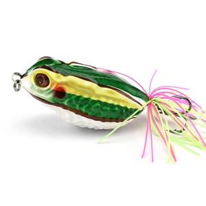 Hunthouse — leurre flottant en ABS avec queue en silicone souple, appât artificiel idéal pour la pêche en forme de grenouille - Product Image 2