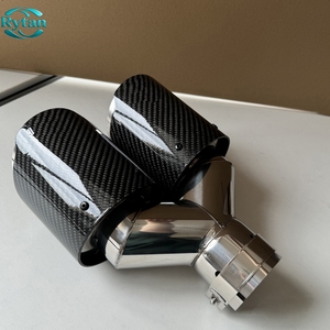Punta de <span class=keywords><strong>escape</strong></span> de fibra de carbono Rytan Factory, puntas de <span class=keywords><strong>escape</strong></span> universales <span class=keywords><strong>para</strong></span> automóvil, acero inoxidable y punta de <span class=keywords><strong>escape</strong></span> de carbono brillante - Product Image 3