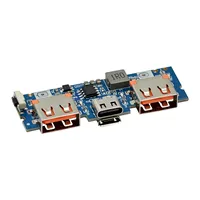 Carte de chargeur de batterie au lithium LED double USB 5V 2.4A Micro/Type-C USB Mobile Power Bank 18650 Module de charge