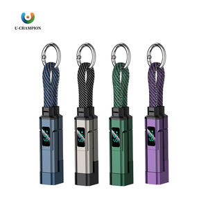 Cable de Datos Portátil con Llavero y Pantalla Digital Inteligente, Compatible con Carga Súper Rápida, Cuatro en Uno - Product Image 1