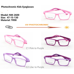 Cambiando de color al aire libre tr90 marco gafas de seguridad espectáculo marcos uv fotocromáticos gafas para niños - Product Image 2