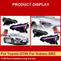 Feux de jour DRL RGB contrôlés par application J ONE pour Toyota GT86 et Subaru BRZ 2012-2020, kit de modernisation Plug and Play (paire)