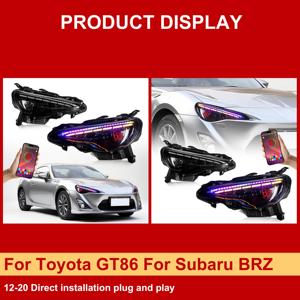 Faro RGB DRL con Controllo App <span class=keywords><strong>J</strong></span> ONE per Toyota GT86 e Subaru BRZ 2012-2020, Aggiornamento Retrofit Plug and Play, Coppia - Product Image 2