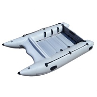 Nouveau bateau pneumatique de pêche Zapcat en PVC de 11 pieds, modèle 2026, catamaran semi-rigide pour la navigation à rames