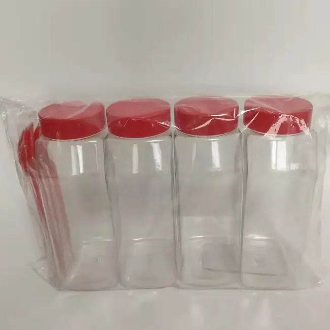 1000mlトルコのプラスチックカップ容器収納ハーブスパイス空のグリッターシェーカーボトル塩調味料用ジャー