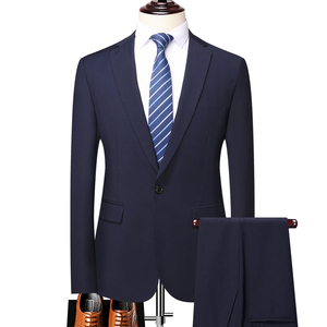OEM <strong>Men's</strong> Spring and Autumn <strong>Men's</strong> Slim Suits <strong>Men's</strong> Business Suits <strong>Wedding</strong> Groomsmen Clothing 2-piece Set