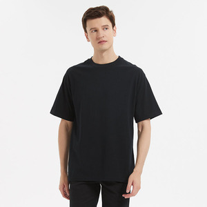 T-shirt d'été pour hommes avec logo personnalisé 260g Vêtements lavables en tissu tricoté 100% <span class=keywords><strong>coton</strong></span> - Product Image 3