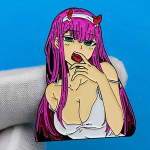 Broches et épingles en alliage émaillé de haute qualité, artisanat métallique, Anime DARLING in the FRANX <span class=keywords><strong>Zero</strong></span> Two - Product Image 2