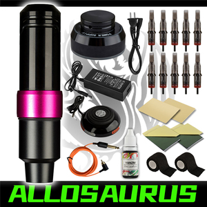 ชุดเครื่องสักลายแบบไร้แปรงถ่าน OEM พร้อมอุปกรณ์เสริมสำหรับงานไลน์และลงเงา PMU  พร้อมโลโก้ OEM สำหรับร้านเสริมสวยมืออาชีพ - Product Image 2