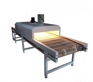 Four tunnel industriel à bande transporteuse en acier inoxydable pour le séchage de la peinture, de la poudre et des revêtements métalliques - Product Image 1