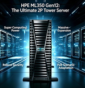 Nouvelle station de travail tour HPE ProLiant série ML350 Gen12, serveur en rack, déploiement flexible, HPE ProLiant Compute ML350 Gen1 - Product Image 1