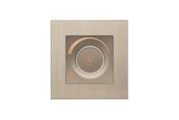 Interrupteurs variateurs d'intensité lumineuse électriques MVAVA, norme européenne, en alliage d'aluminium brossé, 10A, certifiés CE, contrôleurs de ventilateurs, pour la maison