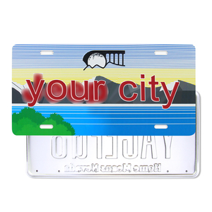 Placas de Matrícula 3D con Letras <span class=keywords><strong>para</strong></span> Autos y Motocicletas, Placas de Matrícula <span class=keywords><strong>para</strong></span> el Mercado Estadounidense - Product Image 1