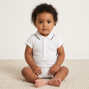 Combinaison bébé en coton de qualité supérieure, douce, respirante, écologique, fabrication directe, vente en gros, exportateur OEM - Product Image 1