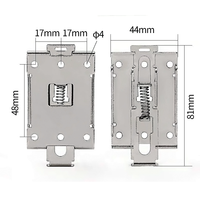 Relais statique miniature de haute qualité 25 mm pour rail DIN, contact haute puissance, étanche, fixation par clip, support de montage, radiateur