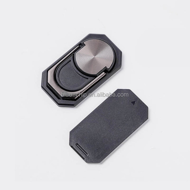 Rectangle Innovative Removable Attachment Strap Portable Stand Wholesale 360 Degree Finger Rotating Cell Phone Holder Grip