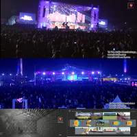 Système de Diffusion Line Array T.I Pro Audio LA-210 Double 10 Pouces, Actif et Passif, Système Sonore Professionnel pour Spectacles Intérieurs et Extérieurs
