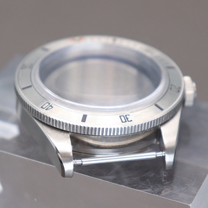 Boîtier de montre vintage en acier inoxydable de 38mm modifié <span class=keywords><strong>Seiko</strong></span> <span class=keywords><strong>Mod</strong></span> pièces adaptées au mouvement Nh35 Nh36 cadran 28.5mm verre cristal saphir - Product Image 5