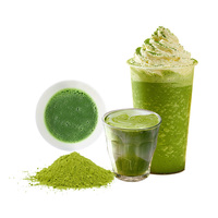 Poudre de Matcha Mélangée en Marque Blanche OEM, Thé Vert Aromatisé pour Boissons en Sachet 500g/sachet