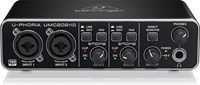 Penjualan Terbaik UMC202 Audiophile kualitas tinggi 24-Bit/96 kHz USB Audio antarmuka dengan Midas Mic preamplifier