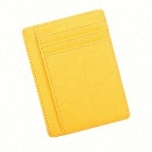 Hot Sales Men Women Any Color Leather Id Business <b>Passport</b> Vaccine Card Holder Credit <b>Wallet</b> - Product Image 3