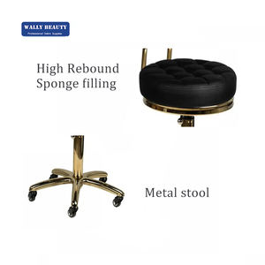 Cadeira de Cabeleireiro Ajustável com Rodas Wallybeauty Beauty Branca Cadeira Mestra Banco de Salão - Product Image 4