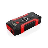 Démarreur de voiture et moto 2000A 45W avec compresseur d'air, gonfleur de pneus, écran numérique, lampe torche LED, booster de batterie portable