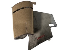 Housse de tableau de bord antidérapante Luerman Hyundai Genesis Coupé 2008-2016 Pare-soleil 100% polyester/velours rose Intérieur de luxe