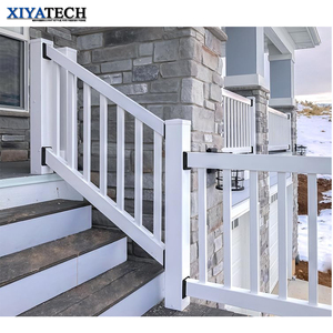 Ringhiere <span class=keywords><strong>in</strong></span> Vetro di Sicurezza XIYATECH per Ville Moderne, Colonnine Quadrate <span class=keywords><strong>in</strong></span> Acciaio Inox con Colore Personalizzabile, Facile Installazione Fai-da-Te - Product Image 2