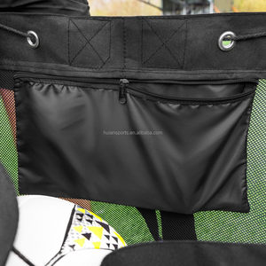Sac à balles <span class=keywords><strong>de</strong></span> football <span class=keywords><strong>de</strong></span> différentes capacités avec cordon <span class=keywords><strong>de</strong></span> serrage en maille robuste avec bandoulière réglable et poignée épaisse - Product Image 3