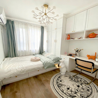 Lit Tatami Personnalisé de Luxe Léger et Armoire Walk-in, Panneaux Non Toxiques