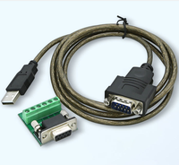 Cable Adaptador Serial USB a RS485 RS422, Convertidor de Comunicación USB 2.0 a Puerto COM DB9 con Bloque de Terminales