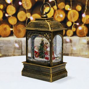 ไฟประดับตกแต่งคริสต์มาสลดราคาสุดฮอต โคมไฟ LED หมุนได้พร้อมกากเพชรและไฟรูปตุ๊กตาหิมะด้านใน สำหรับตกแต่งบ้านในช่วงคริสต์มาส - Product Image 5