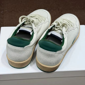 Sneakers GGBD in Vera Pelle di Oca Bianca, Antiscivolo e Comode, <span class=keywords><strong>Scarpe</strong></span> da Skateboard Stile Golden Dirty - Product Image 6