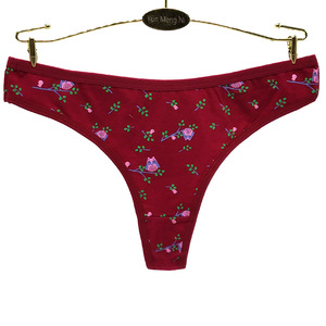 Slip da Donna in Cotone Stampato per l'Esportazione Sudamericana, Biancheria Intima Femminile in Cotone Disponibile in Magazzino - Product Image 3