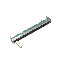 Mélangeur 75mm Fader B10K Potentiomètre à glissière droite double canal B103