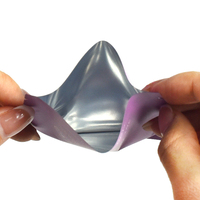 Sachet plat à trois soudures sur mesure, à usage unique, pour échantillons de bombes de bain, de produits cosmétiques et de soins personnels