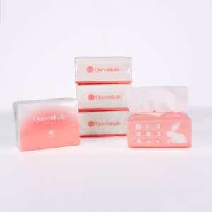 Custom 2/3/4 Ply Eco-Friendly <b>Tissue</b> <b>Paper</b> 100% Virgin Wood Pulp Facial <b>Tissue</b> for Home Use - Product Image 1