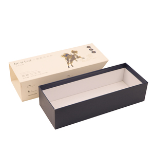 Caja de Regalo de Té Rígida de Lujo con Logotipo Personalizado y Funda para Sobres de Té Verde Chino, Caja de Embalaje de Papel Vacía - Product Image 2
