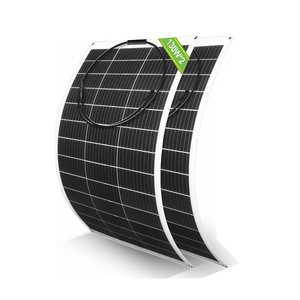 Panel Solar Monocristalino Flexible PERC de 50W 200W de Media Celda para Sistema de Energía Exterior de 12V 18V 24V 48V - Product Image 1