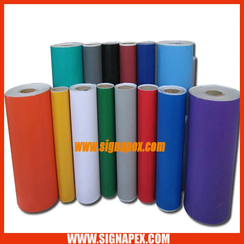 Signapex चमकदार मैट पूर्ण रंग स्वयं चिपकने वाला vinyl DIY मर कट vinyl स्टीकर रंग काटने vinyl आलेखक काटने के लिए रोल