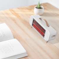 Chauffage infrarouge au quartz 350W, mini radiateur électrique portable, chauffage rapide et économe en énergie pour la maison, le bureau et la chambre