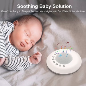 Appareil d'aide au sommeil transfrontalier, lampe à bruit blanc, haut-parleur portable pour usage domestique, pour bébés, en tissu peluche, batterie intégrée - Product Image 4