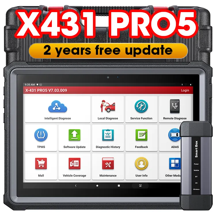 출시 x431 pro 5 X-431 pro5 obd2 ecu 튜닝 프로그래밍 자동차 스캐너 진단 도구 자동차 용 차량 진단 기계