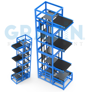 1 bis 6 Stops 500 Lbs bis 20.000 Lbs Kunden spezifischer E-förmiger vertikaler Hub kolben förderer <span class=keywords><strong>lift</strong></span> - Product Image 3
