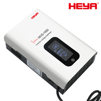Stabilisateur de tension à relais AVR haute précision 1KVA 90-300V AC avec écran LCD, efficacité de 99%, 50/60Hz, pour utilisation en centre de données